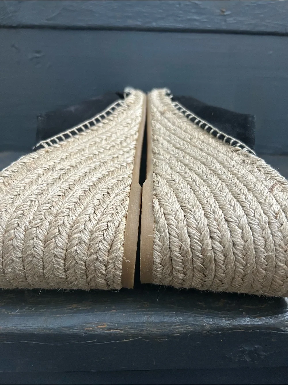 Vince “Gaelan” Square  Toe Crisscross Espadrille Wedge Sandals